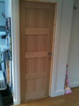 4 panel shaker oak veneer doors