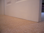 Door easing BEFORE