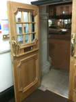Library doors