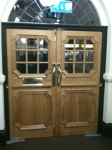 Library doors
