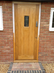 Oak front door